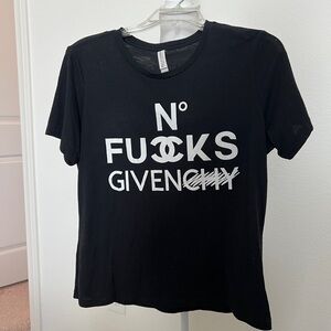 Bella Canvas Black Tee with White Graphic